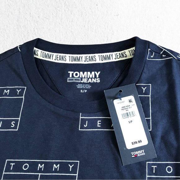 Tommy Jeans Hilfiger 78J3644 411 Tee T shirt NWT - Picture 9 of 11